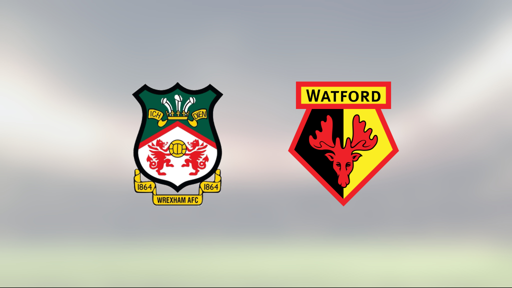 Halvtidsledning blev bara en poäng – när Wrexham gästade Watford
