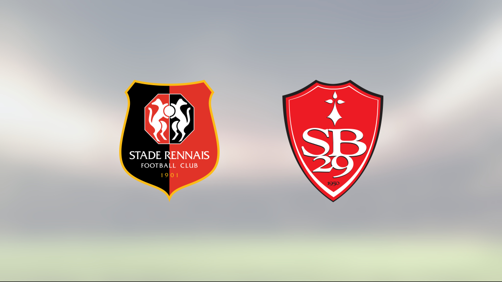 Rennes segrade mot Brest på Roazhon Park