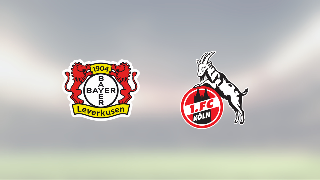 Bayer Leverkusens segerrad mot Köln intakt