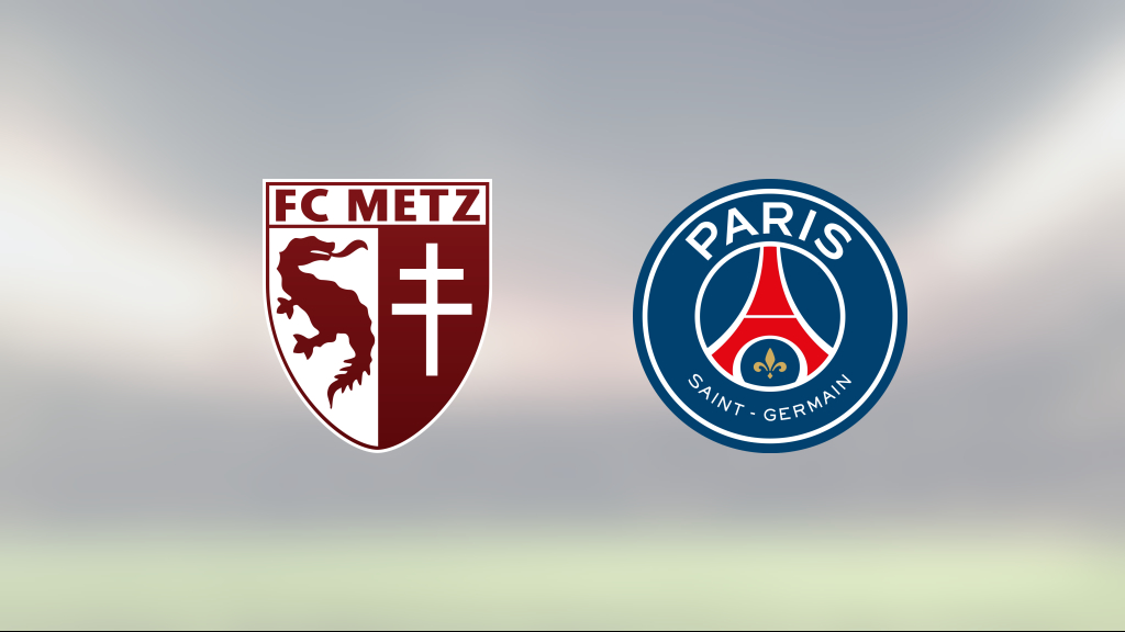 PSG:s segerrad mot Metz intakt