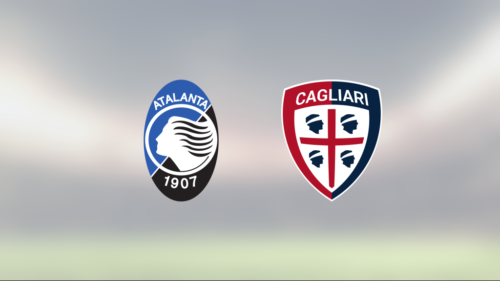 Tre poäng för Atalanta hemma mot Cagliari
