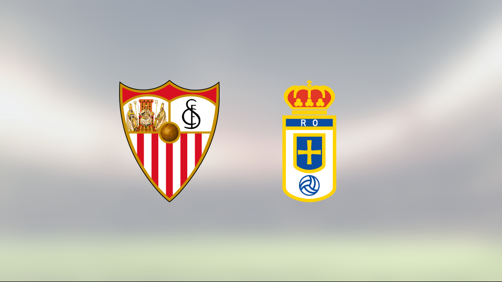 Sevilla vann med 4–0 mot Real Oviedo