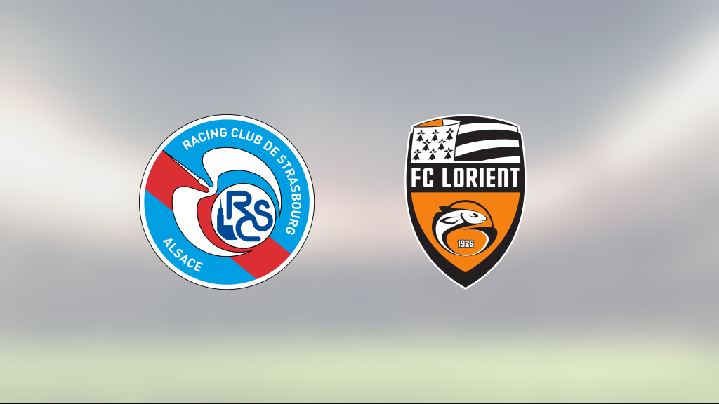 Mållöst för Strasbourg och Lorient på Stade de la Meinau