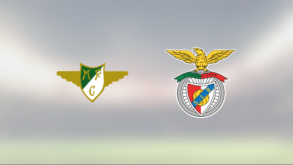 Vangelis Pavlidis det stora utropstecknet när Benfica slog Moreirense