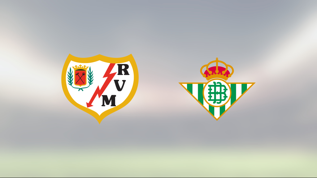 Mållös match när Rayo Vallecano mötte Real Betis
