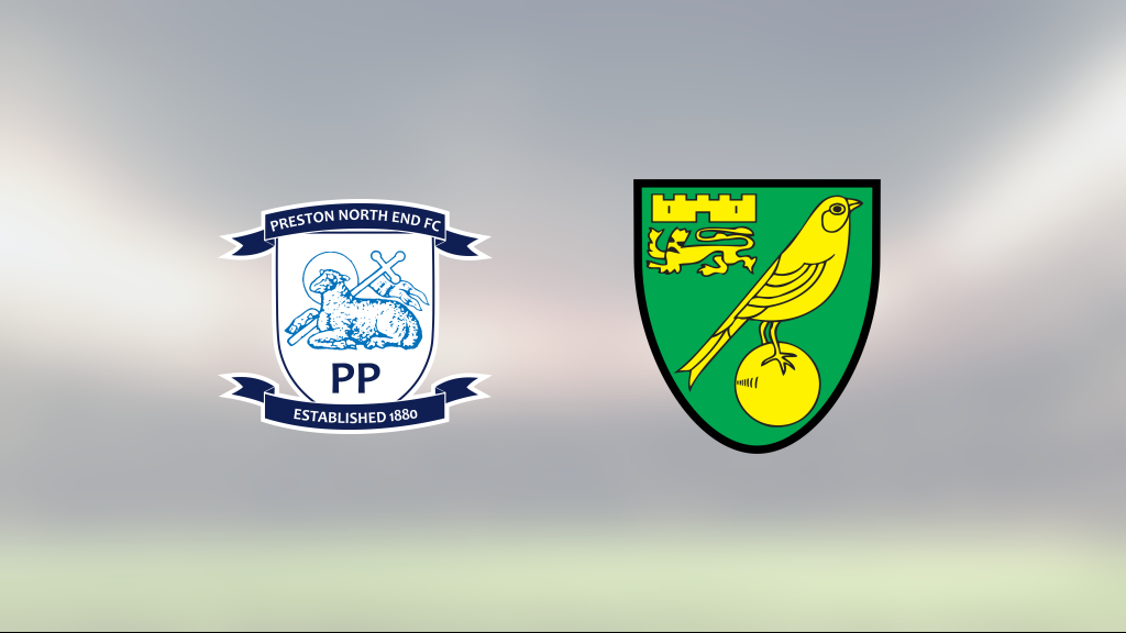 Kryss på övertid för Preston North End mot Norwich City
