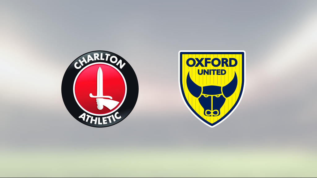 Oxford United föll mot Charlton på bortaplan