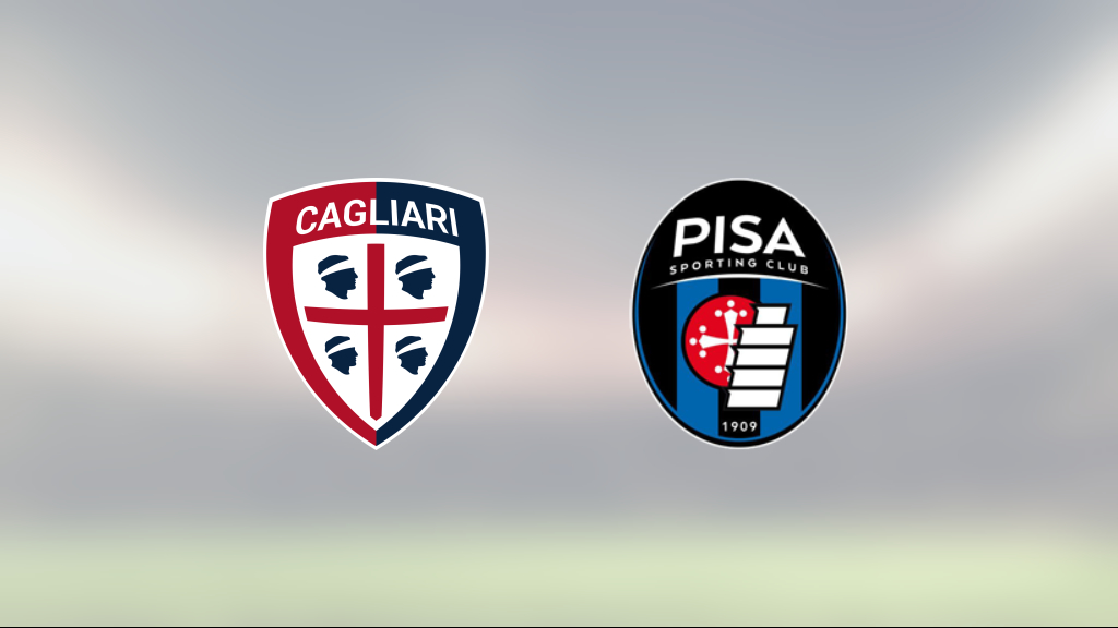 En poäng för Cagliari hemma mot Pisa
