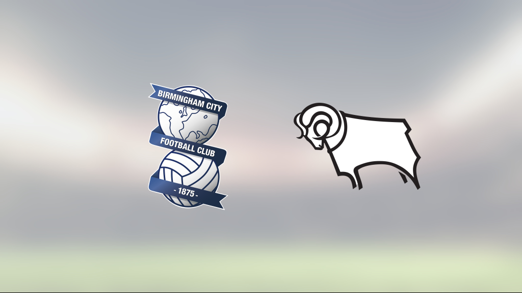 Oavgjort för Birmingham och Derby County i svängig match