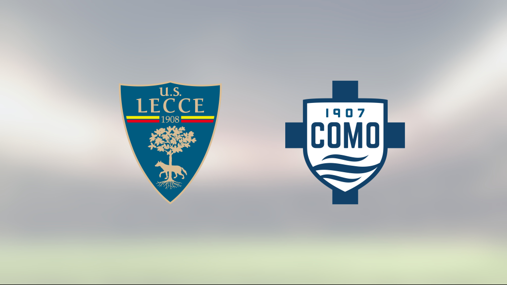 Como segrade mot Lecce på bortaplan