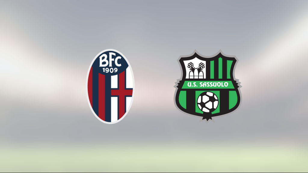 Oavgjort för Bologna hemma mot Sassuolo