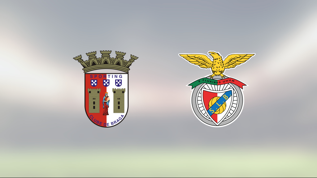 En poäng för Benfica borta mot Braga