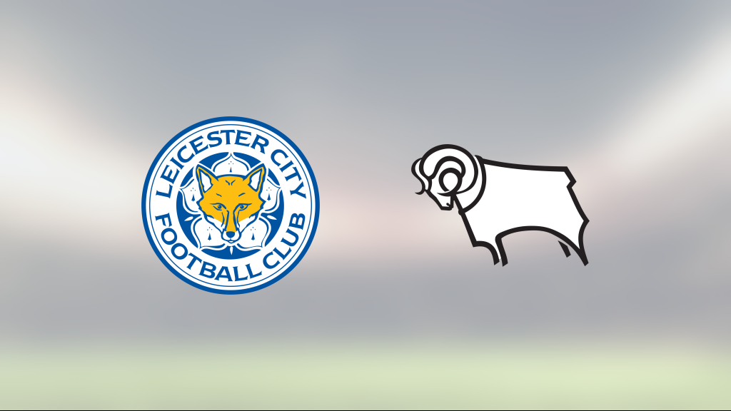 Seger för Leicester mot Derby County efter tidigt avgörande