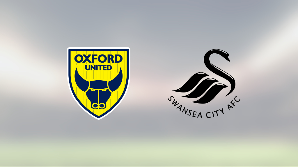 Zan Vipotnik gjorde avgörande målet för Swansea City mot Oxford United