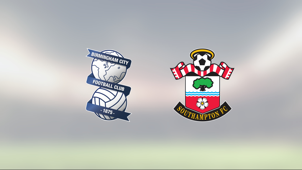 1–1 när Birmingham och Southampton delade på poängen