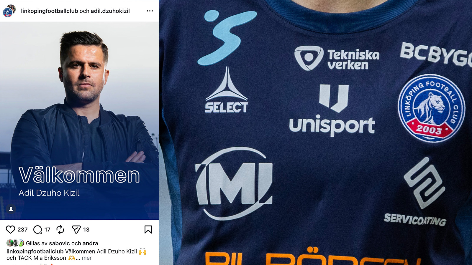 Officiellt: Adil Dzuho Kizil är ny sportchef för Linköping FC