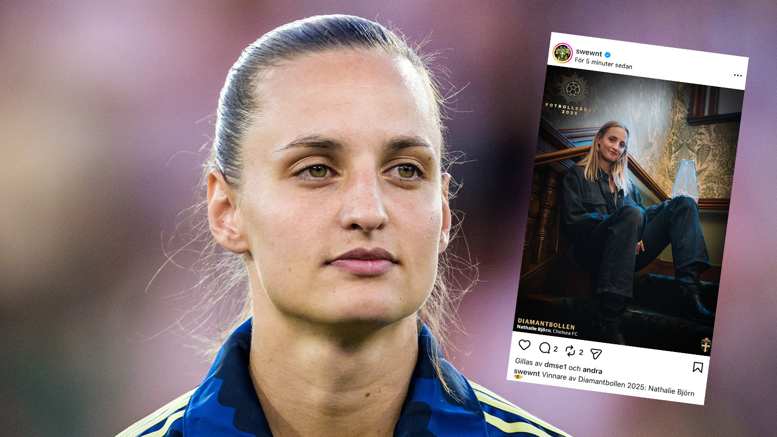 Klart: Nathalie Björn vinner Diamantbollen