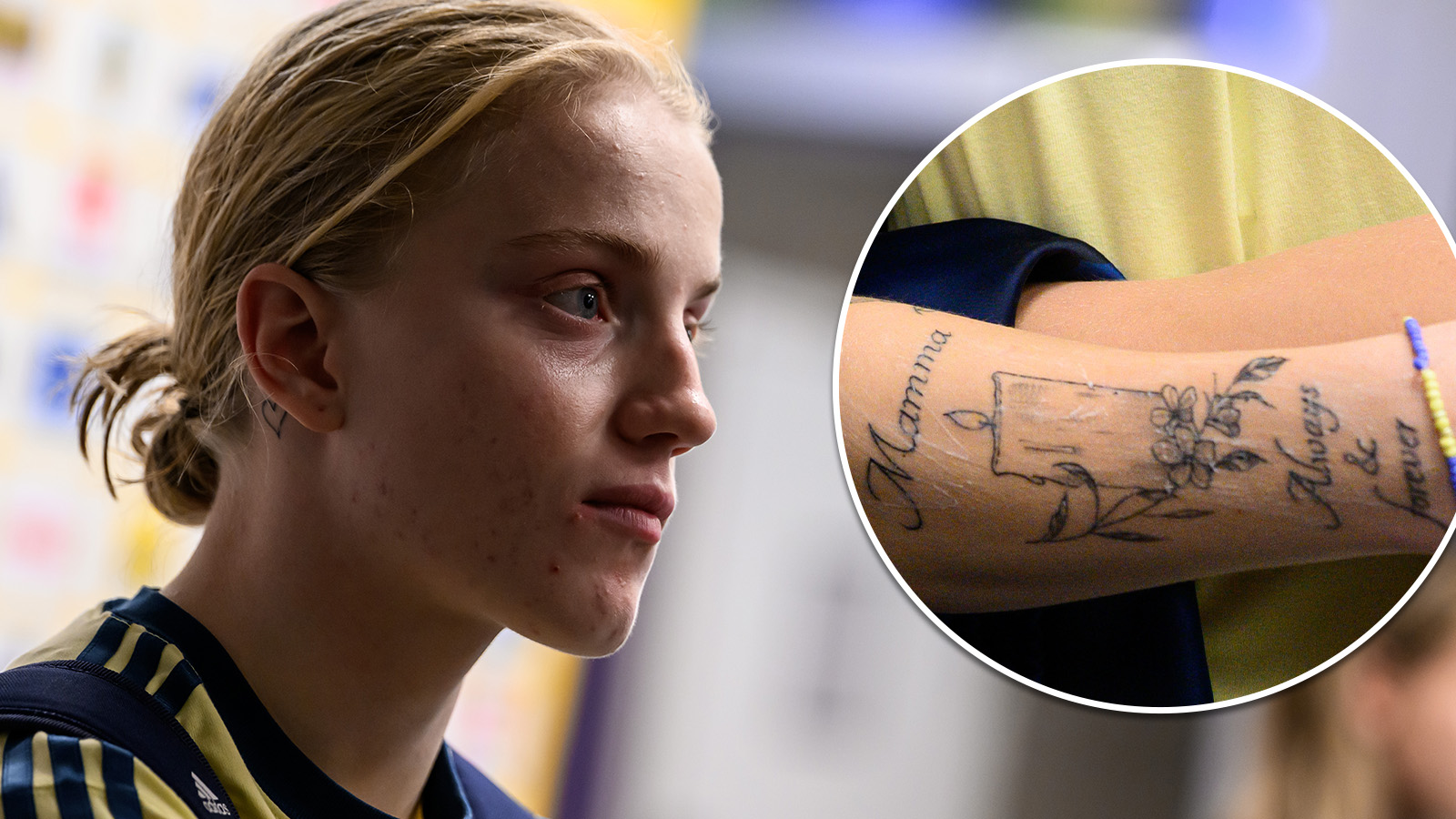 Sandberg nya tatuering: ”Vill hylla henne”