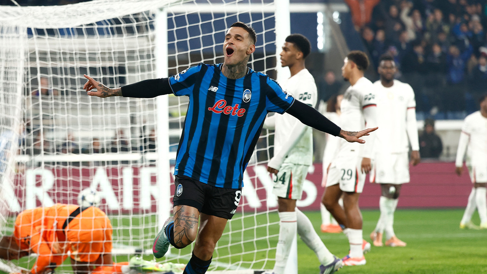 Atalanta vände och vann mot Chelsea i Bergamo