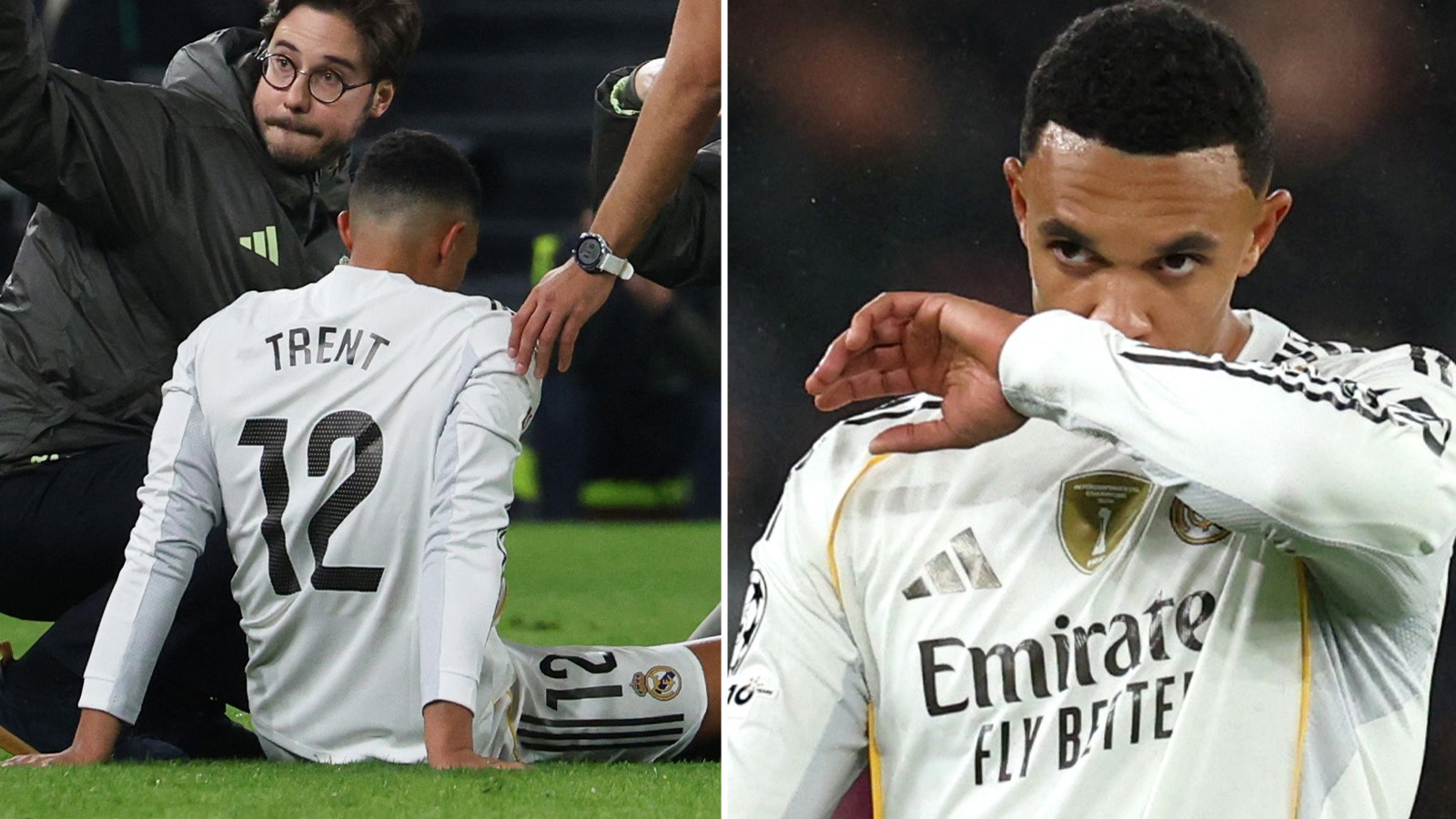 Real Madrids oro – stjärnan haltade av planen