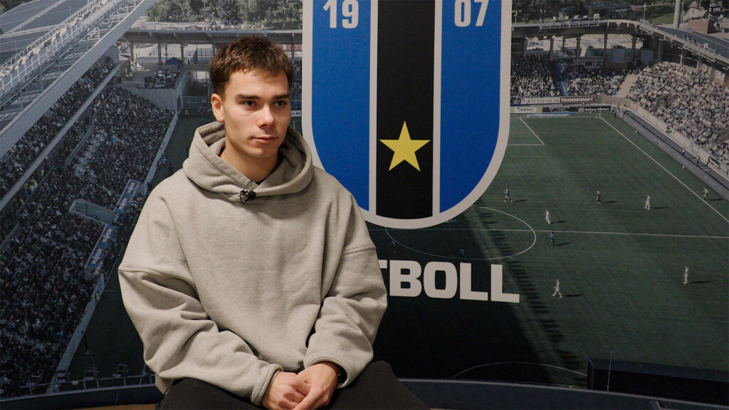 IK Sirius mittfältare Leo Walta.