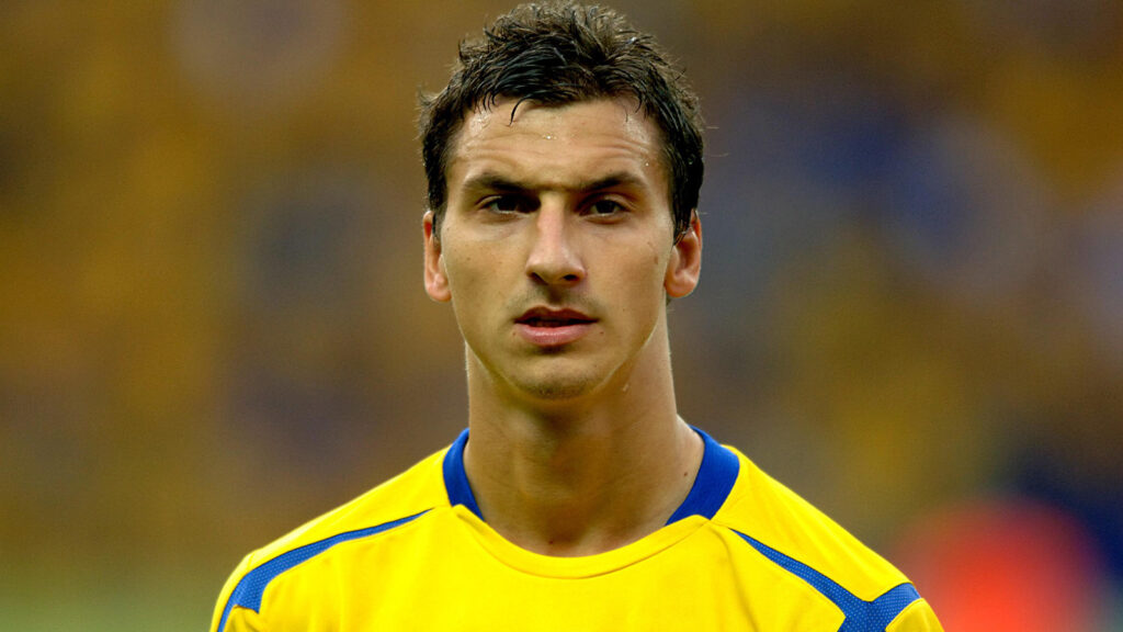 Fotboll - FIFA-VM 2006 Tyskland - Grupp B - Sverige mot Paraguay - Olympiastadion. Zlatan Ibrahimovic, Sverige