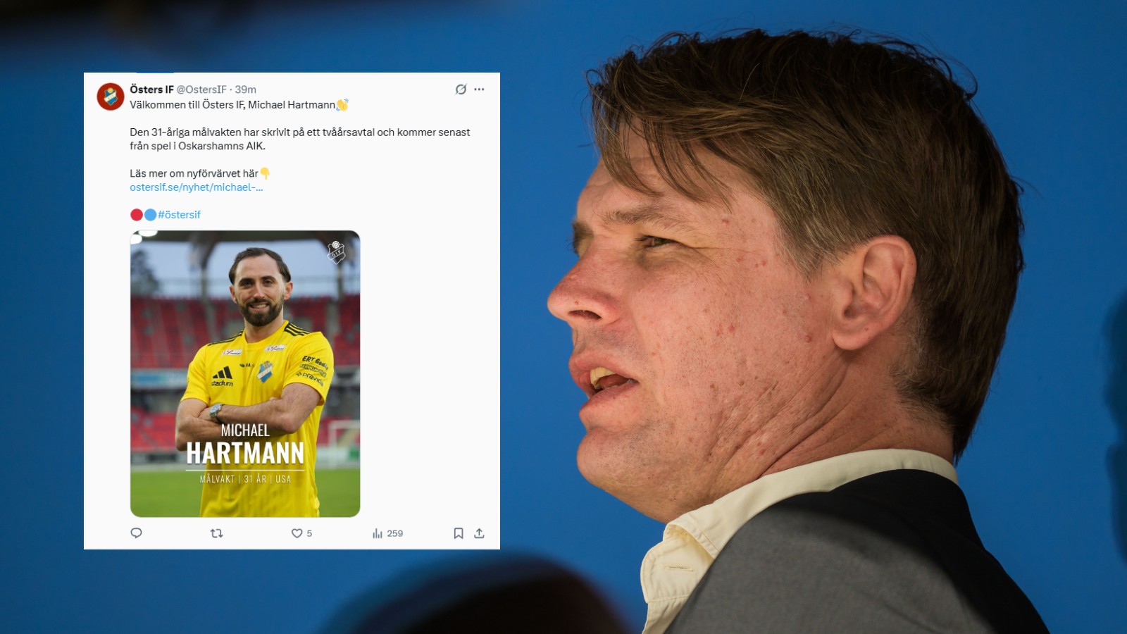 Klart: Östers IF värvar amerikansk målvakt