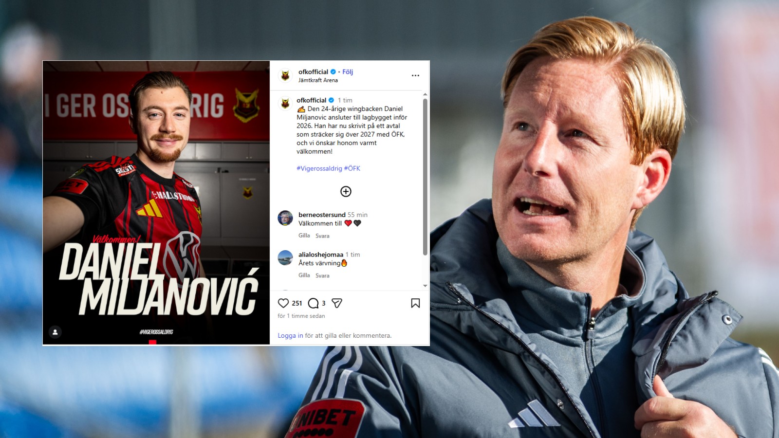 Officiellt: Östersunds FK plockar in nye tränarens son