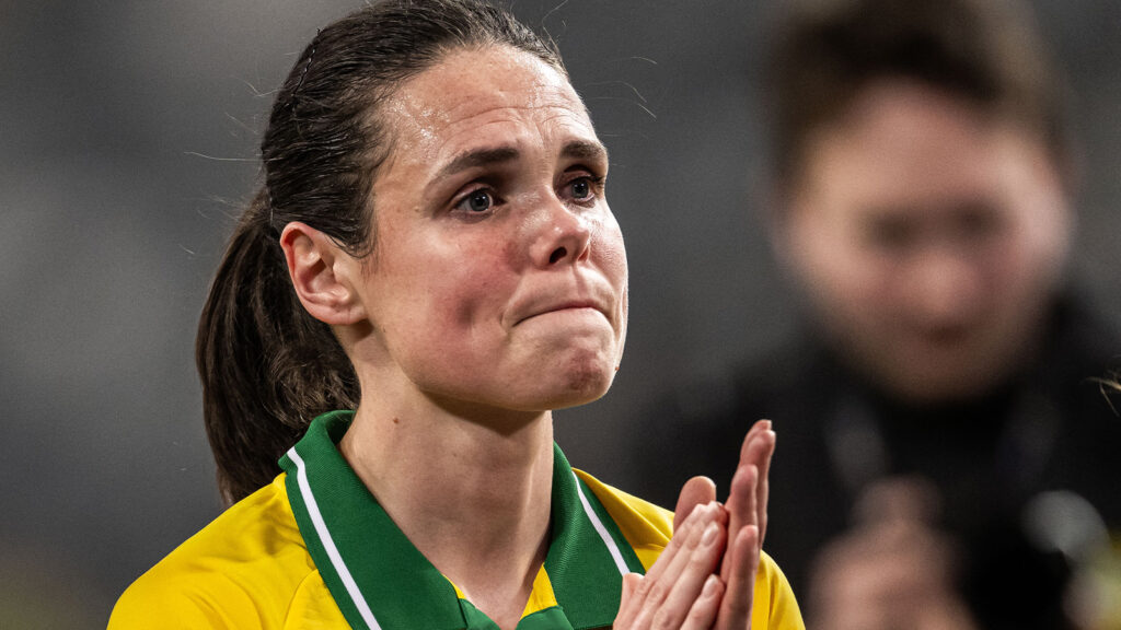 251120 Simone Boye Sørensen från Hammarby efter UEFA Women's Europa Cup-matchen mellan Hammarby och Ajax den 20 november 2025 i Stockholm.