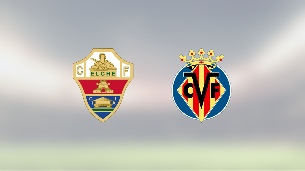 Villarreal tog bortaseger mot Elche