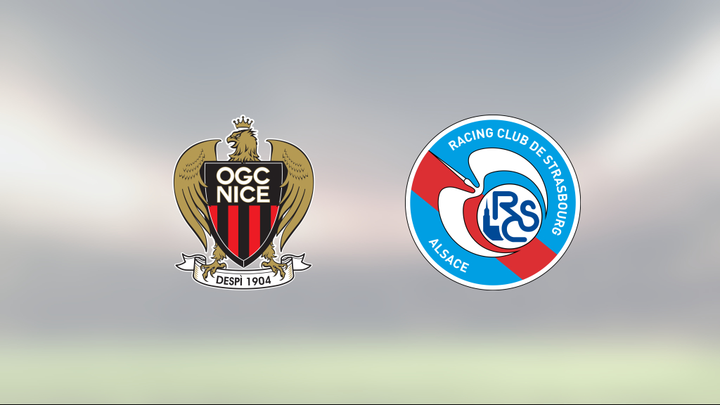 Kryss mellan Niza och Strasbourg efter svängig match