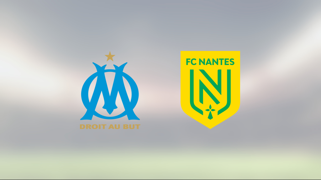 Segerlös svit bröts när Nantes vann mot Marseille med 2–0