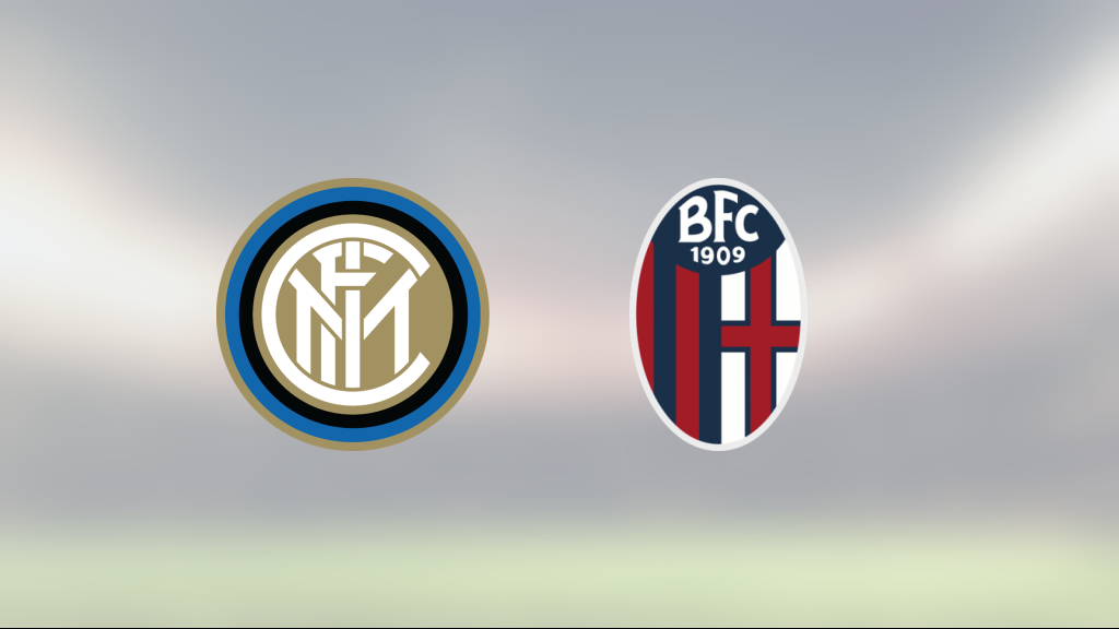 Inter upp i topp efter seger mot Bologna