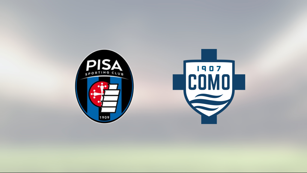 Två mål för Comos Anastasios Douvikas i segern mot Pisa