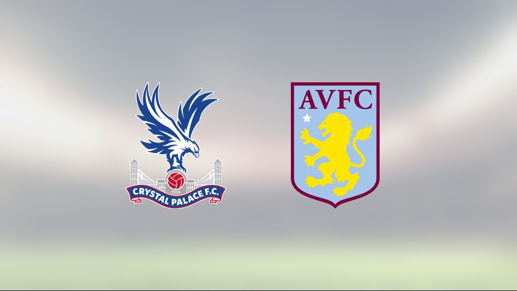 Dubbla nollor när Crystal Palace tog emot Aston Villa