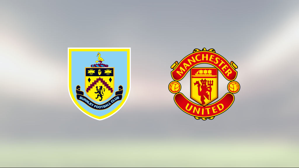 Burnley i ledning i halvtid – tappade segern mot Manchester United