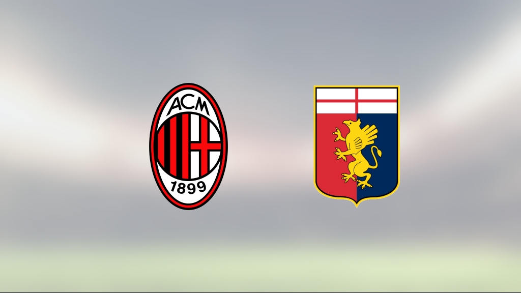 Leao fixade kryss på övertid för Milan mot Genoa