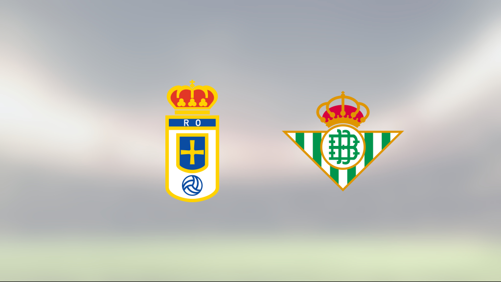 Real Betis kryssade på bortaplan mot Real Oviedo