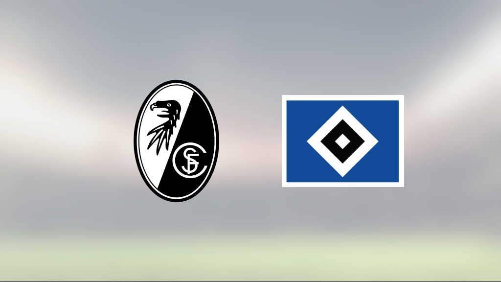 Freiburg vann mot Hamburg efter stark andra halvlek