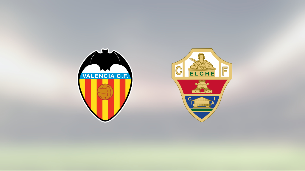 Pepelu räddade poäng i 87:e minuten mot Elche