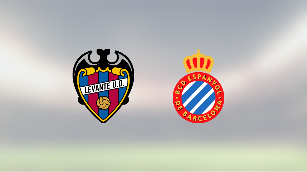 Espanyol spelade lika borta mot Levante
