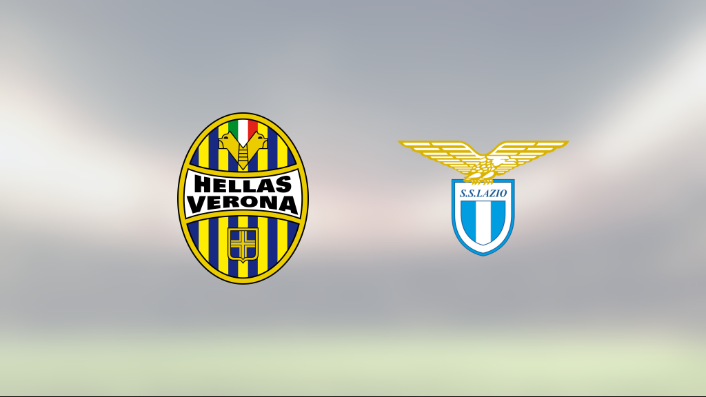 Förlust för Verona mot Lazio på hemmaplan