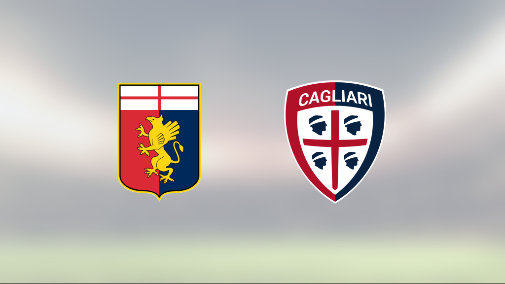 Genoa äntligen vinnare igen efter seger mot Cagliari