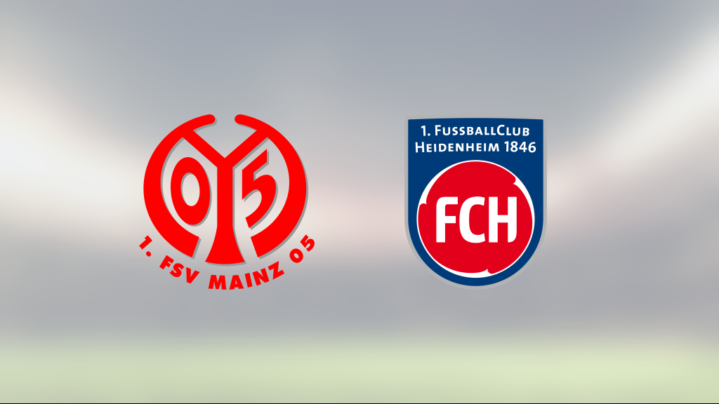 Mainz är äntligen segrare igen efter vinst mot Heidenheim