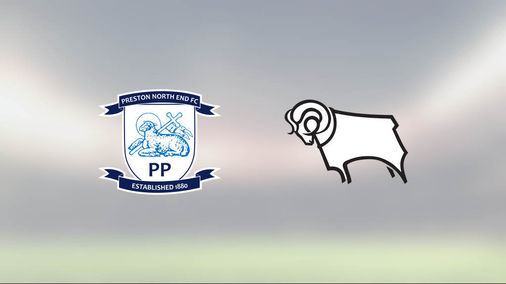 Patrick Agyemang gjorde avgörande målet för Derby County mot Preston North End