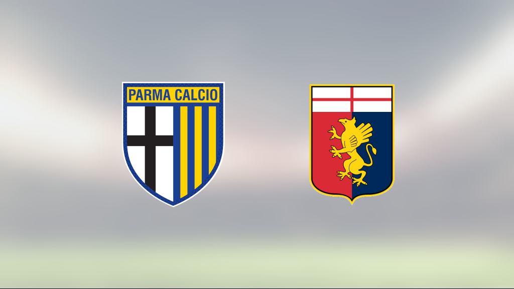 Delad pott när Parma tog emot Genoa