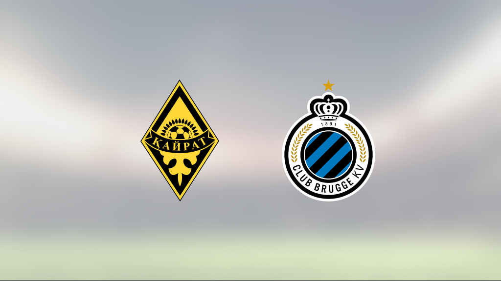 Club Brügge är äntligen segrare igen efter vinst mot Kairat