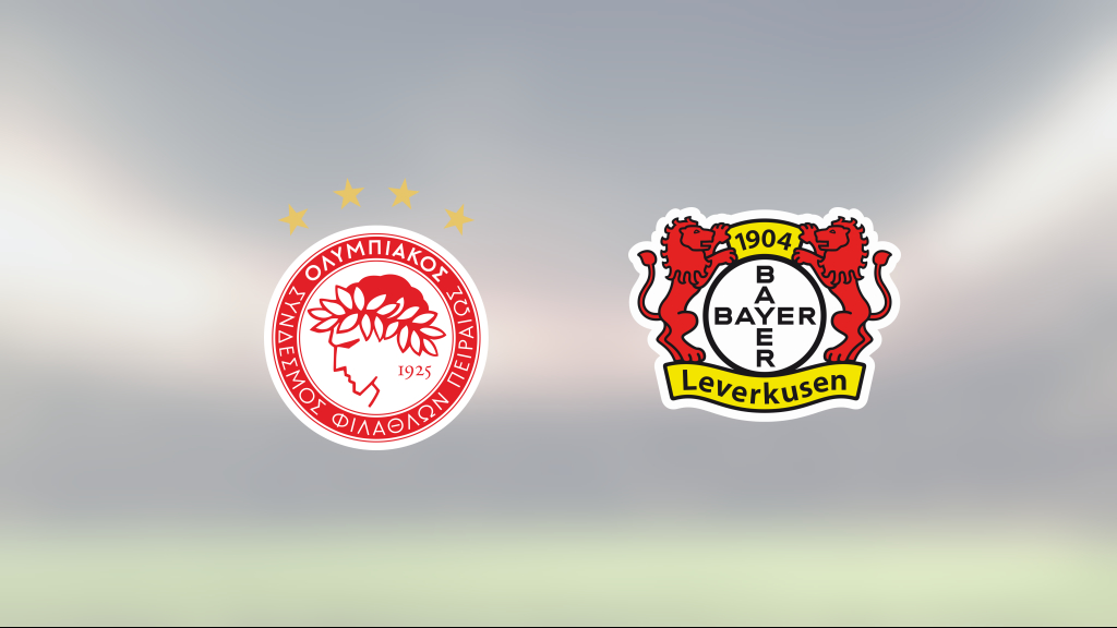 Förlust på bortaplan för Bayer Leverkusen mot Olympiacos