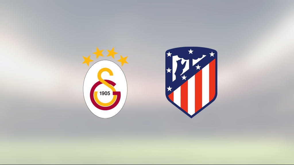 Oavgjort för Atletico Madrid mot Galatasaray på bortaplan