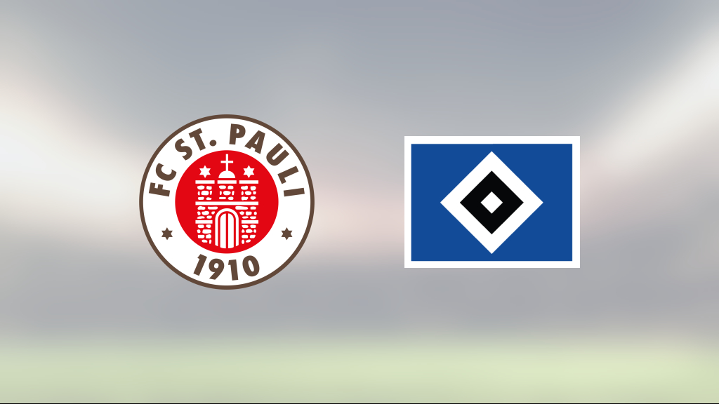 Delad pott när Hamburg gästade St Pauli